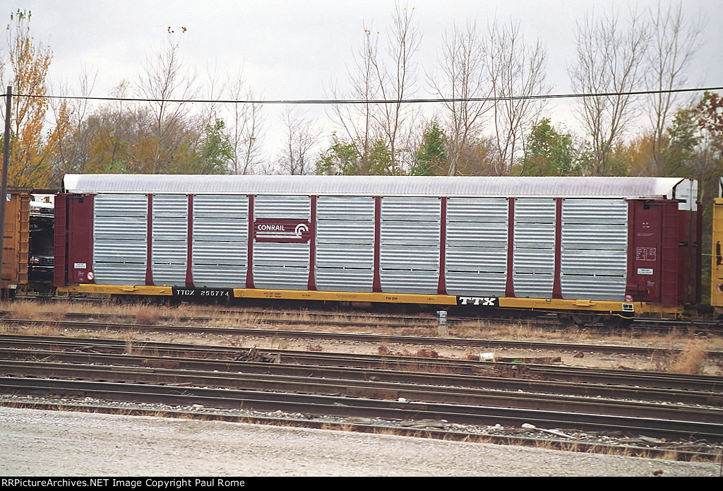 TTGX 255774, NEW Conrail Bi-Level Autorack Car on the SOO Line 